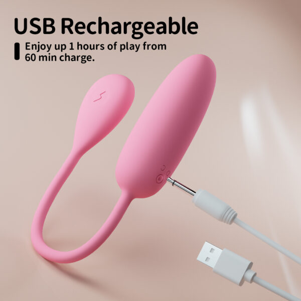 副图5 App Remote Control Vibrating Bullet Vibrator Anal Plug for Couples